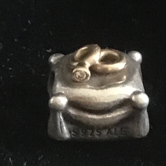 COPY - Pandora two tone wedding rings charm - Picture 4 of 10